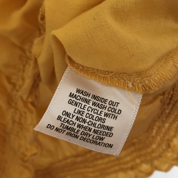 Style & Co Women's Blouse Size 10 Yellow - Picture 4 of 7